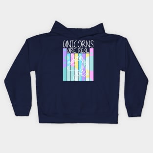 Unicorns are real Kids Hoodie